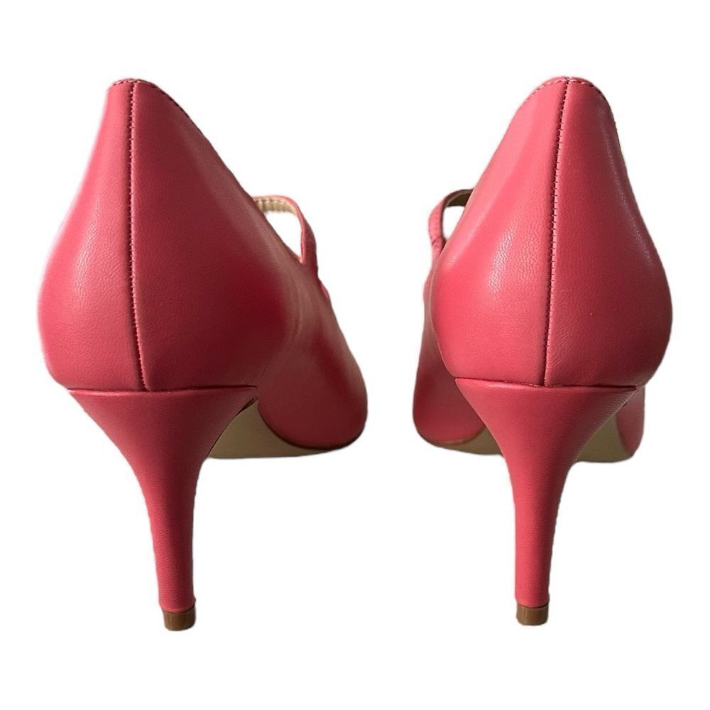 Journee Collection Sydney Mary Jane Stiletto Pumps Coral Pink Heels Womens 12 NW - Picture 5 of 9